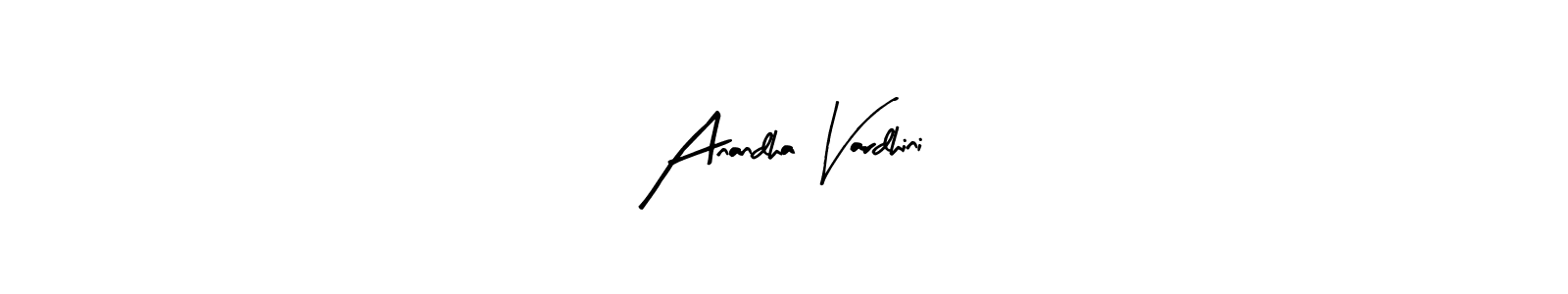 Also we have Anandha Vardhini name is the best signature style. Create professional handwritten signature collection using Arty Signature autograph style. Anandha Vardhini signature style 8 images and pictures png