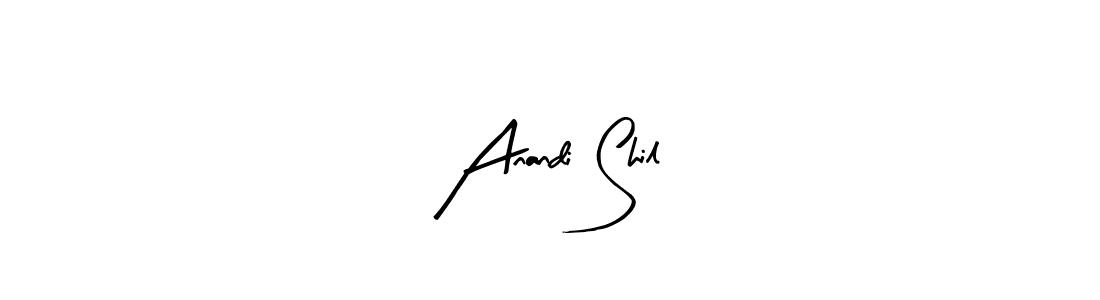 This is the best signature style for the Anandi Shil name. Also you like these signature font (Arty Signature). Mix name signature. Anandi Shil signature style 8 images and pictures png