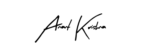 Style your name Anant Krishna with confidence using Arty Signature signature design. Simple, elegant, and ready for immediate document use. Anant Krishna signature style 8 images and pictures png