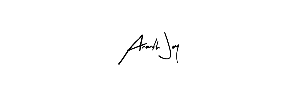 You should practise on your own different ways (Arty Signature) to write your name (Ananth Joy) in signature. don't let someone else do it for you. Ananth Joy signature style 8 images and pictures png