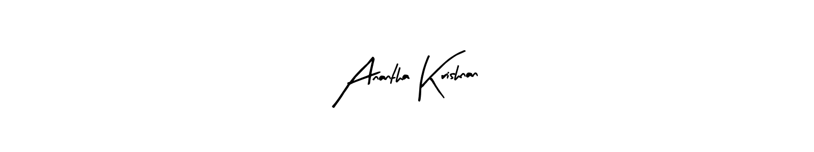 if you are searching for the best signature style for your name Anantha Krishnan. so please give up your signature search. here we have designed multiple signature styles  using Arty Signature. Anantha Krishnan signature style 8 images and pictures png