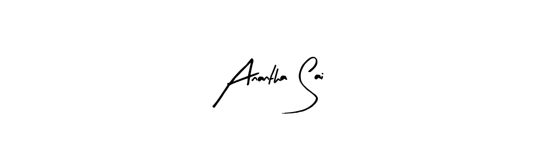 You can use this online signature creator to create a handwritten signature for the name Anantha Sai. This is the best online autograph maker. Anantha Sai signature style 8 images and pictures png