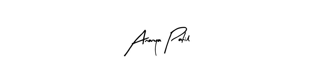 You should practise on your own different ways (Arty Signature) to write your name (Ananya Patil) in signature. don't let someone else do it for you. Ananya Patil signature style 8 images and pictures png