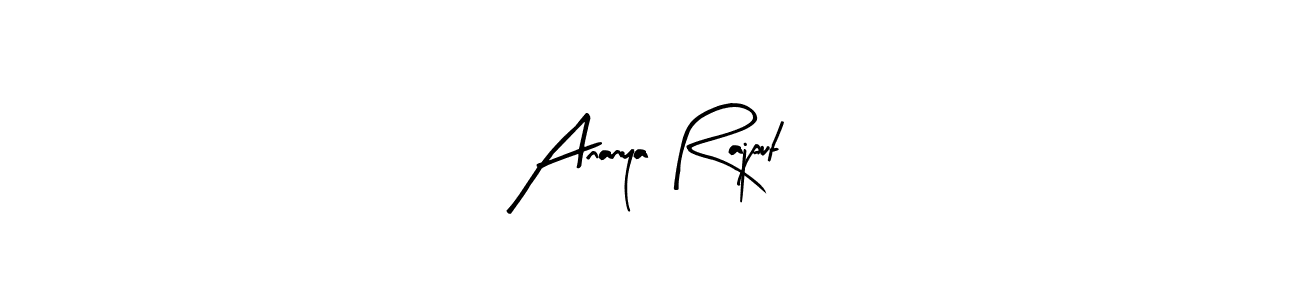 Make a beautiful signature design for name Ananya Rajput. With this signature (Arty Signature) style, you can create a handwritten signature for free. Ananya Rajput signature style 8 images and pictures png