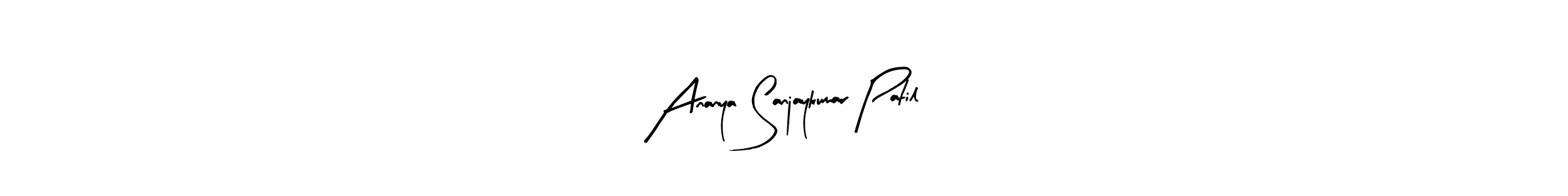 Ananya Sanjaykumar Patil stylish signature style. Best Handwritten Sign (Arty Signature) for my name. Handwritten Signature Collection Ideas for my name Ananya Sanjaykumar Patil. Ananya Sanjaykumar Patil signature style 8 images and pictures png