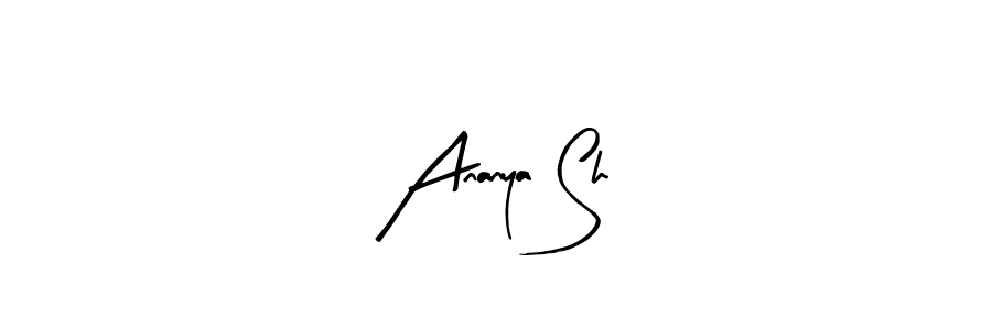 Also You can easily find your signature by using the search form. We will create Ananya Sh name handwritten signature images for you free of cost using Arty Signature sign style. Ananya Sh signature style 8 images and pictures png