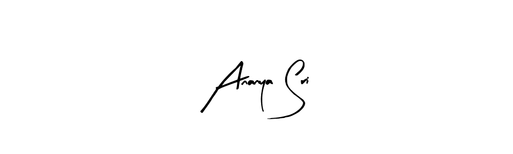 How to make Ananya Sri name signature. Use Arty Signature style for creating short signs online. This is the latest handwritten sign. Ananya Sri signature style 8 images and pictures png