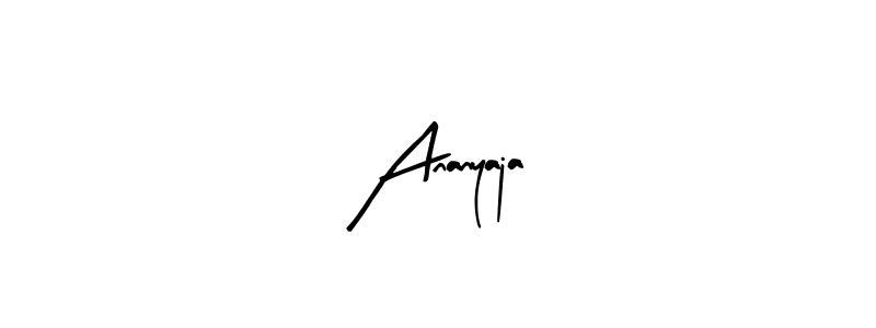Also we have Ananyaja name is the best signature style. Create professional handwritten signature collection using Arty Signature autograph style. Ananyaja signature style 8 images and pictures png