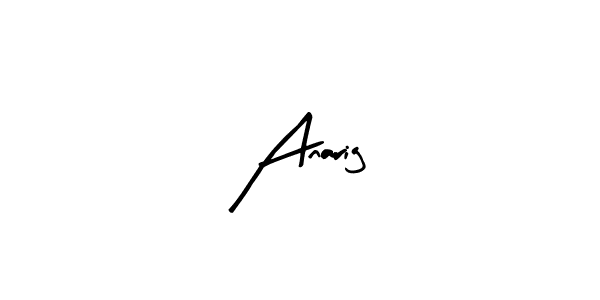 Arty Signature is a professional signature style that is perfect for those who want to add a touch of class to their signature. It is also a great choice for those who want to make their signature more unique. Get Anarig name to fancy signature for free. Anarig signature style 8 images and pictures png
