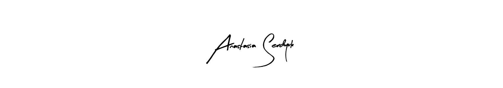 How to make Anastasia Serdyuk name signature. Use Arty Signature style for creating short signs online. This is the latest handwritten sign. Anastasia Serdyuk signature style 8 images and pictures png