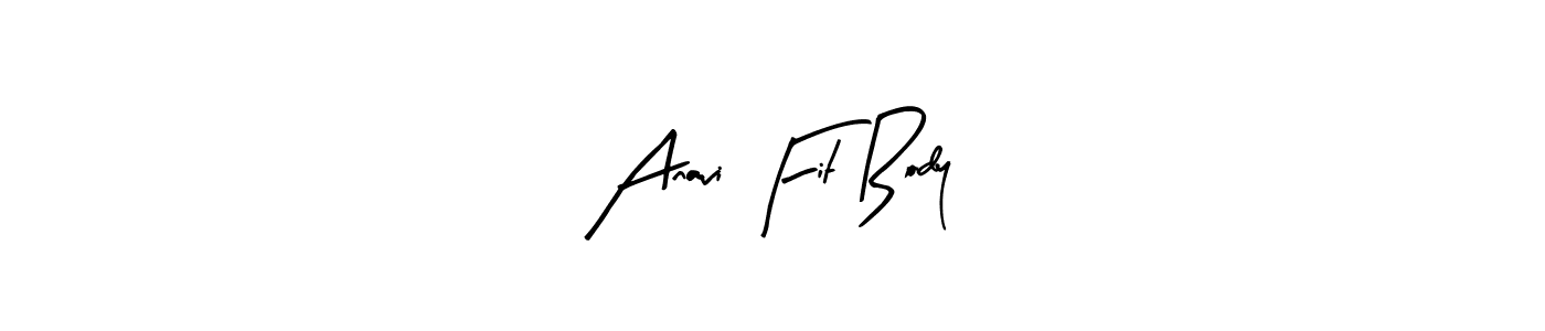 Use a signature maker to create a handwritten signature online. With this signature software, you can design (Arty Signature) your own signature for name Anavi Fit Body. Anavi Fit Body signature style 8 images and pictures png