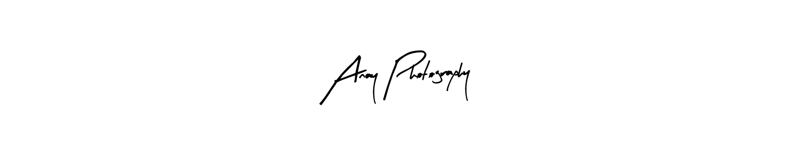 Create a beautiful signature design for name Anay Photography. With this signature (Arty Signature) fonts, you can make a handwritten signature for free. Anay Photography signature style 8 images and pictures png