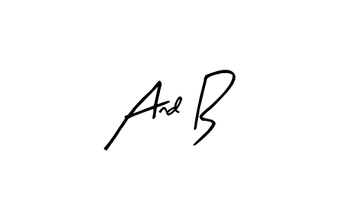 Best and Professional Signature Style for And B. Arty Signature Best Signature Style Collection. And B signature style 8 images and pictures png