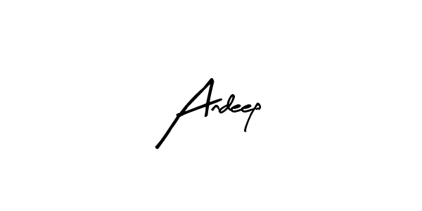How to make Andeep name signature. Use Arty Signature style for creating short signs online. This is the latest handwritten sign. Andeep signature style 8 images and pictures png