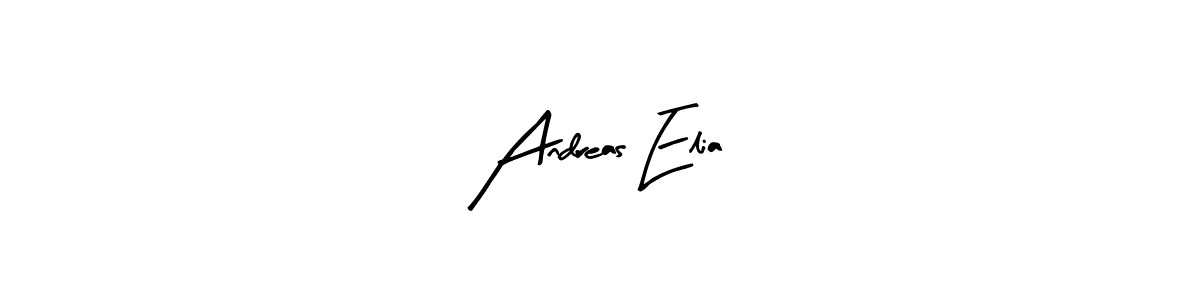 Similarly Arty Signature is the best handwritten signature design. Signature creator online .You can use it as an online autograph creator for name Andreas Elia. Andreas Elia signature style 8 images and pictures png