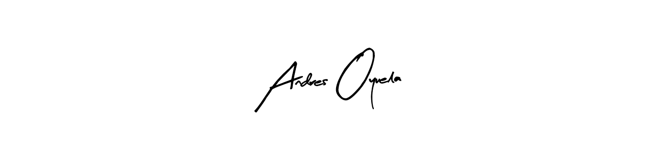 Similarly Arty Signature is the best handwritten signature design. Signature creator online .You can use it as an online autograph creator for name Andres Oyuela. Andres Oyuela signature style 8 images and pictures png