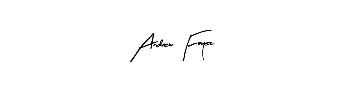 Design your own signature with our free online signature maker. With this signature software, you can create a handwritten (Arty Signature) signature for name Andrew Fayez. Andrew Fayez signature style 8 images and pictures png