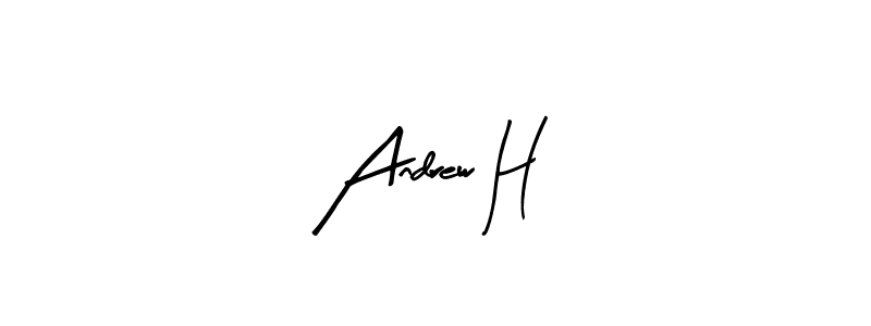 Make a beautiful signature design for name Andrew H. Use this online signature maker to create a handwritten signature for free. Andrew H signature style 8 images and pictures png