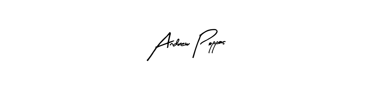 Design your own signature with our free online signature maker. With this signature software, you can create a handwritten (Arty Signature) signature for name Andrew Poppas. Andrew Poppas signature style 8 images and pictures png