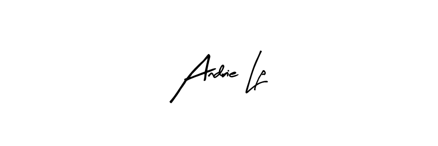 The best way (Arty Signature) to make a short signature is to pick only two or three words in your name. The name Andrie Lp include a total of six letters. For converting this name. Andrie Lp signature style 8 images and pictures png