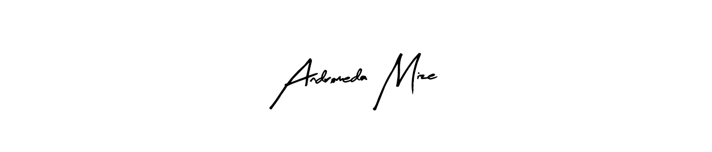 It looks lik you need a new signature style for name Andromeda Mize. Design unique handwritten (Arty Signature) signature with our free signature maker in just a few clicks. Andromeda Mize signature style 8 images and pictures png