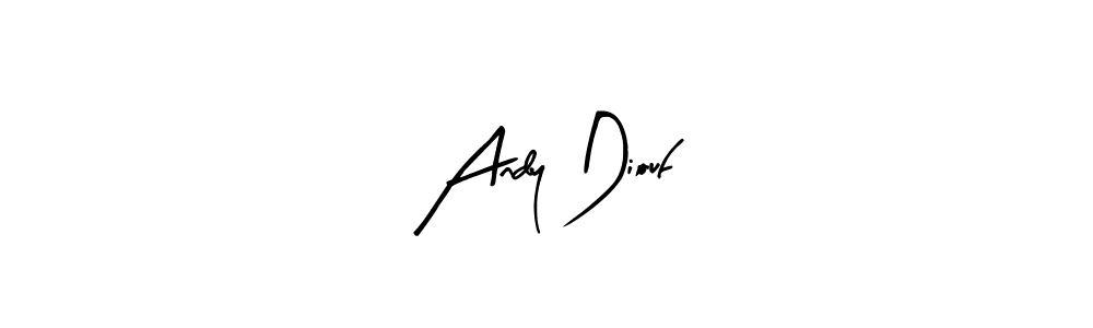 Also You can easily find your signature by using the search form. We will create Andy Diouf name handwritten signature images for you free of cost using Arty Signature sign style. Andy Diouf signature style 8 images and pictures png