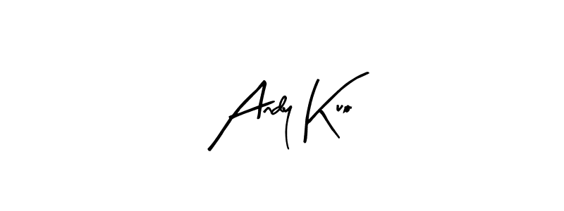 Similarly Arty Signature is the best handwritten signature design. Signature creator online .You can use it as an online autograph creator for name Andy Kuo. Andy Kuo signature style 8 images and pictures png