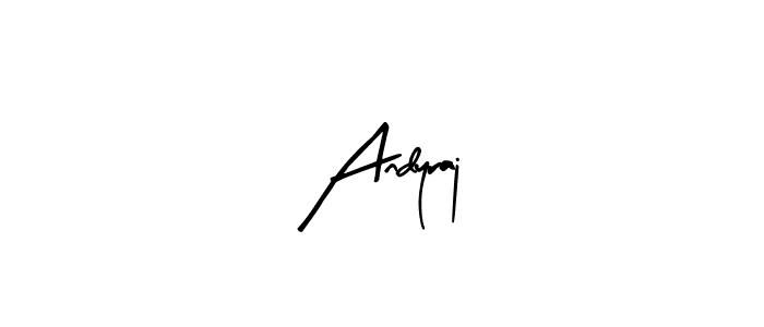 The best way (Arty Signature) to make a short signature is to pick only two or three words in your name. The name Andyraj include a total of six letters. For converting this name. Andyraj signature style 8 images and pictures png