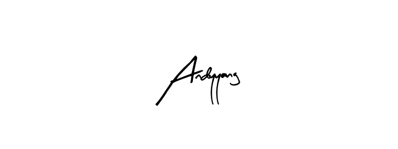 Design your own signature with our free online signature maker. With this signature software, you can create a handwritten (Arty Signature) signature for name Andyyang. Andyyang signature style 8 images and pictures png