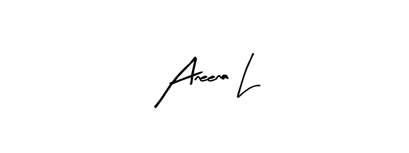 if you are searching for the best signature style for your name Aneena L. so please give up your signature search. here we have designed multiple signature styles  using Arty Signature. Aneena L signature style 8 images and pictures png