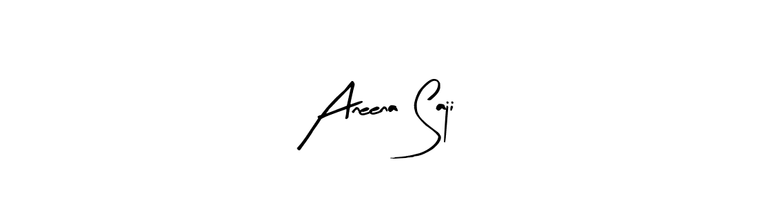 Also we have Aneena Saji name is the best signature style. Create professional handwritten signature collection using Arty Signature autograph style. Aneena Saji signature style 8 images and pictures png