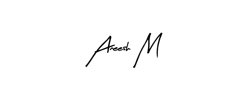 How to Draw Aneesh M signature style? Arty Signature is a latest design signature styles for name Aneesh M. Aneesh M signature style 8 images and pictures png
