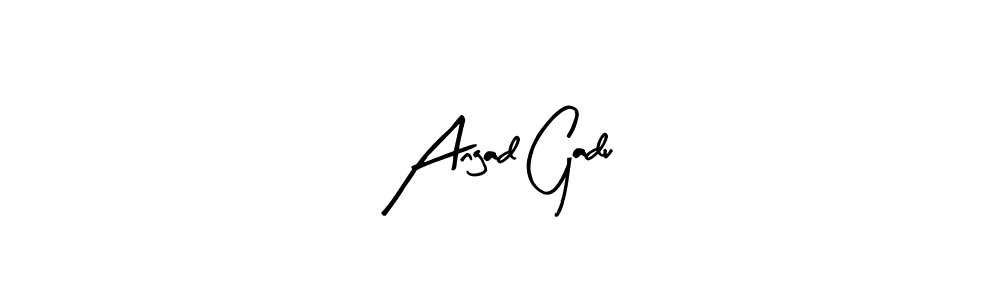 It looks lik you need a new signature style for name Angad Gadu. Design unique handwritten (Arty Signature) signature with our free signature maker in just a few clicks. Angad Gadu signature style 8 images and pictures png