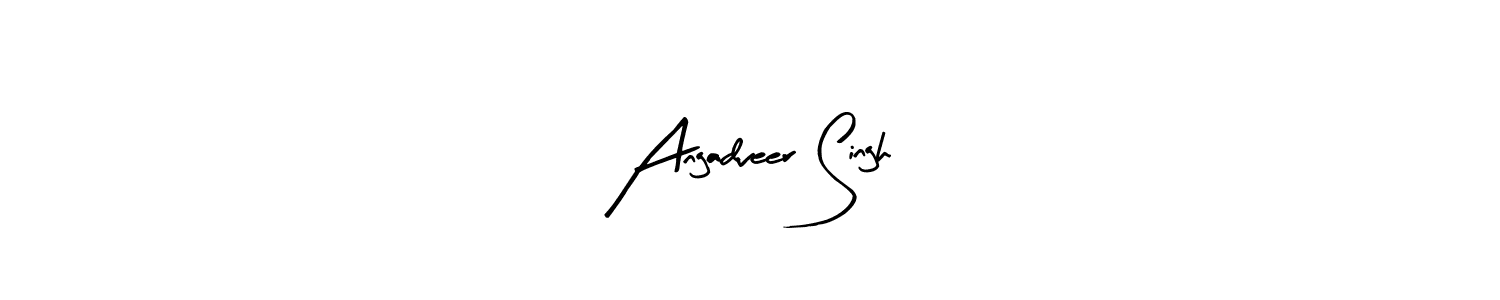 Use a signature maker to create a handwritten signature online. With this signature software, you can design (Arty Signature) your own signature for name Angadveer Singh. Angadveer Singh signature style 8 images and pictures png