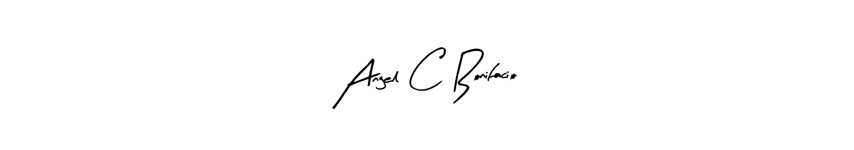 Also we have Angel C Bonifacio name is the best signature style. Create professional handwritten signature collection using Arty Signature autograph style. Angel C Bonifacio signature style 8 images and pictures png