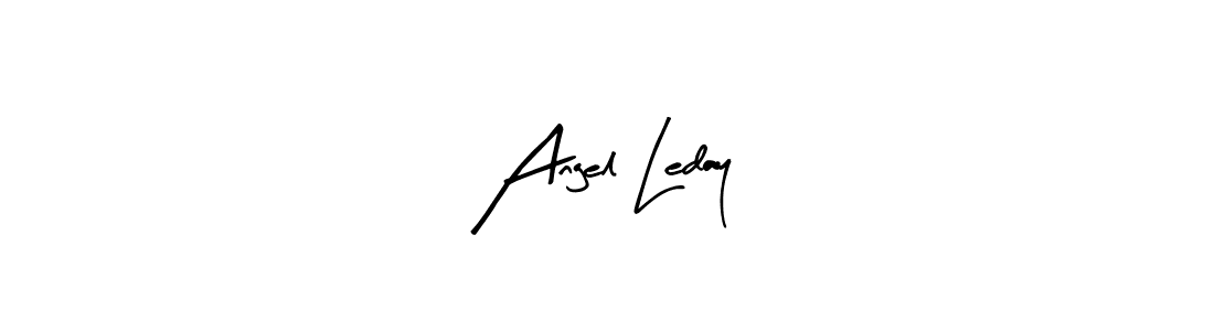 Use a signature maker to create a handwritten signature online. With this signature software, you can design (Arty Signature) your own signature for name Angel Leday. Angel Leday signature style 8 images and pictures png