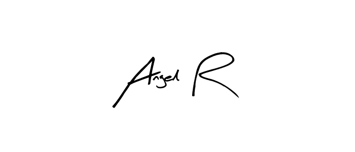 Also we have Angel R name is the best signature style. Create professional handwritten signature collection using Arty Signature autograph style. Angel R signature style 8 images and pictures png