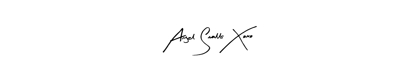 It looks lik you need a new signature style for name Angel Smalls Xoxo. Design unique handwritten (Arty Signature) signature with our free signature maker in just a few clicks. Angel Smalls Xoxo signature style 8 images and pictures png