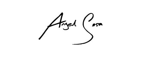 Transform the name Angel Sosa into a signature masterpiece using Arty Signature font. Ideal for photographers, artists, and creators looking for watermarks. Angel Sosa signature style 8 images and pictures png
