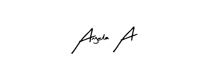 Also we have Angela A name is the best signature style. Create professional handwritten signature collection using Arty Signature autograph style. Angela A signature style 8 images and pictures png