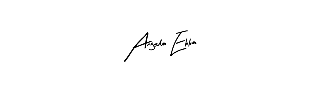Use a signature maker to create a handwritten signature online. With this signature software, you can design (Arty Signature) your own signature for name Angela Ekka. Angela Ekka signature style 8 images and pictures png