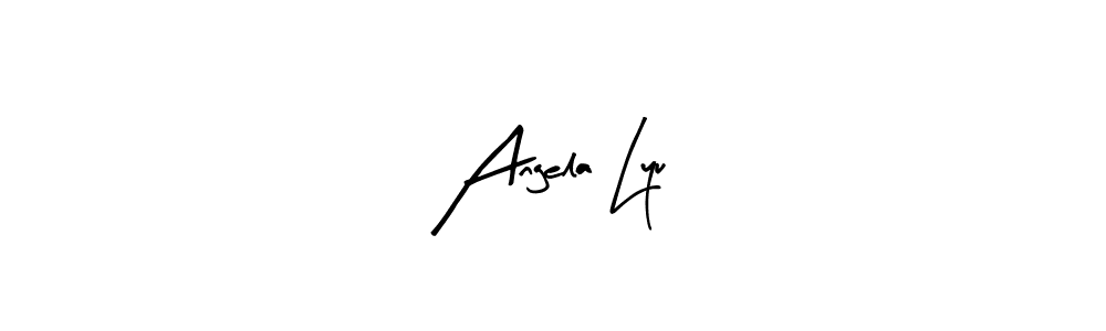 Use a signature maker to create a handwritten signature online. With this signature software, you can design (Arty Signature) your own signature for name Angela Lyu. Angela Lyu signature style 8 images and pictures png