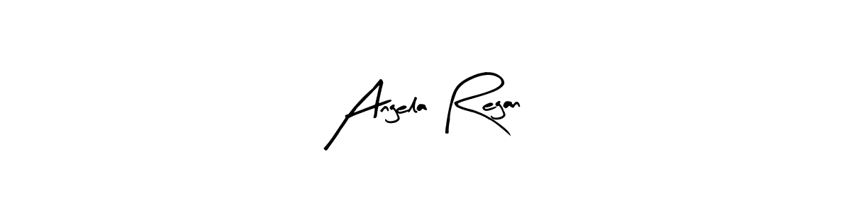 Similarly Arty Signature is the best handwritten signature design. Signature creator online .You can use it as an online autograph creator for name Angela Regan. Angela Regan signature style 8 images and pictures png