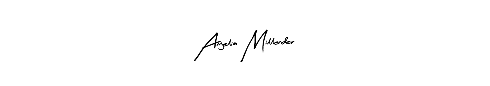 Make a beautiful signature design for name Angelia Millender. Use this online signature maker to create a handwritten signature for free. Angelia Millender signature style 8 images and pictures png