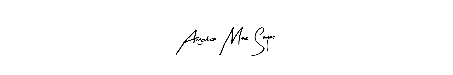 You should practise on your own different ways (Arty Signature) to write your name (Angelica Mae Sayas) in signature. don't let someone else do it for you. Angelica Mae Sayas signature style 8 images and pictures png