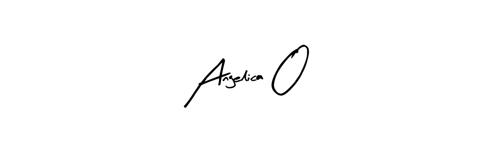Angelica O stylish signature style. Best Handwritten Sign (Arty Signature) for my name. Handwritten Signature Collection Ideas for my name Angelica O. Angelica O signature style 8 images and pictures png