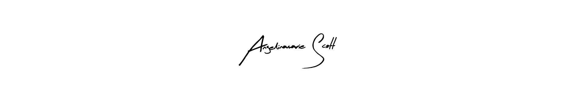 This is the best signature style for the Angelinamarie Scott name. Also you like these signature font (Arty Signature). Mix name signature. Angelinamarie Scott signature style 8 images and pictures png