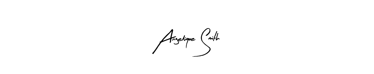 Once you've used our free online signature maker to create your best signature Arty Signature style, it's time to enjoy all of the benefits that Angelique Smith name signing documents. Angelique Smith signature style 8 images and pictures png