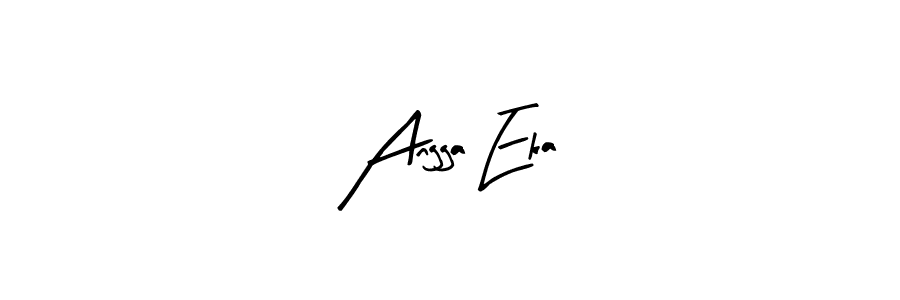 Create a beautiful signature design for name Angga Eka. With this signature (Arty Signature) fonts, you can make a handwritten signature for free. Angga Eka signature style 8 images and pictures png