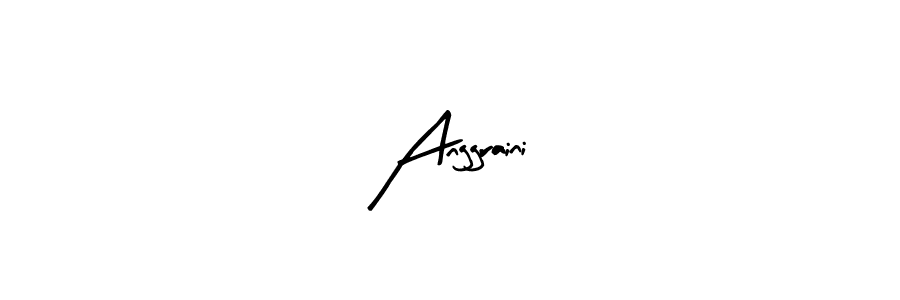 Design your own signature with our free online signature maker. With this signature software, you can create a handwritten (Arty Signature) signature for name Anggraini. Anggraini signature style 8 images and pictures png
